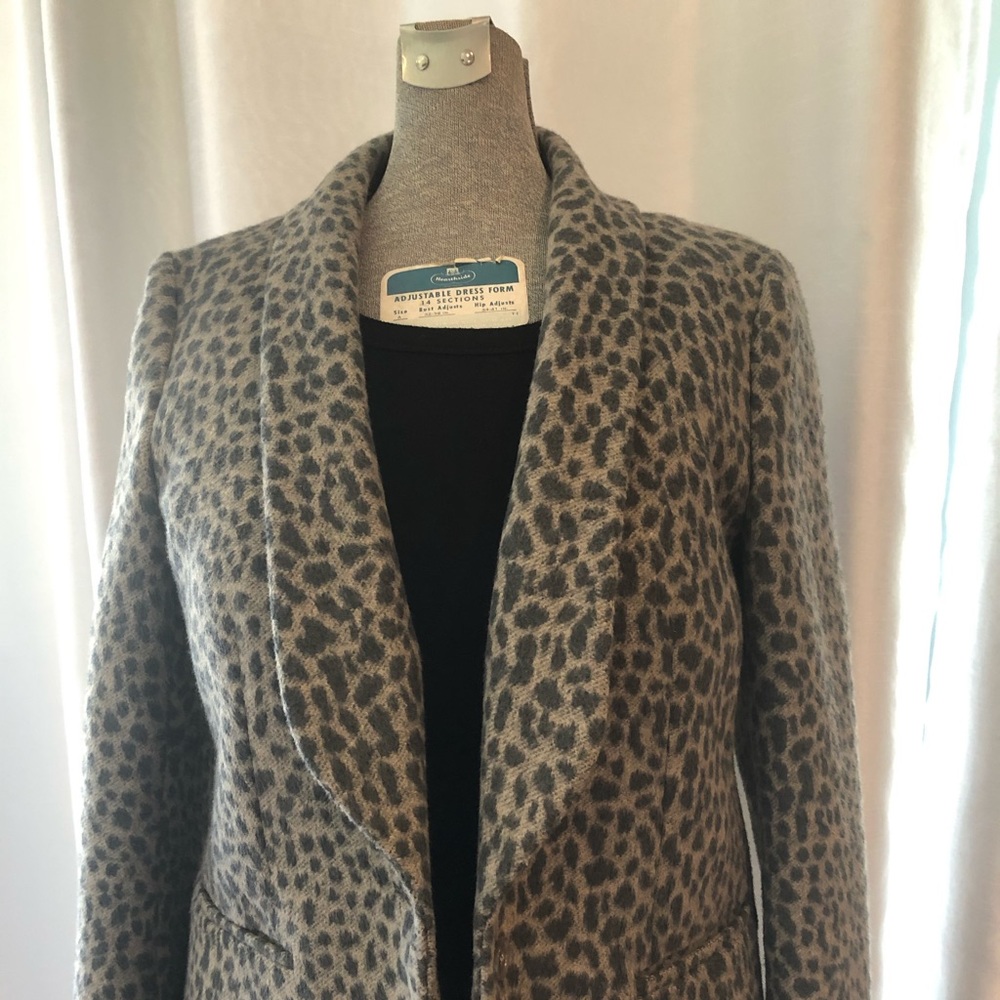 LOFT Animal Print Blazer - Picture 2 of 7